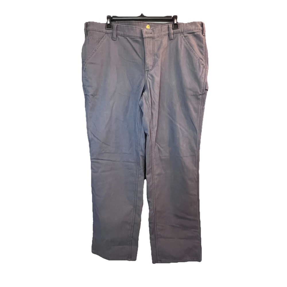 Carhartt Women's Original Fit Fleece Lined - Carpenter Pant Size 18 REG Gray